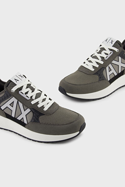 Armani Exchange Logolu Kalın Tabanlı Sneaker Ayakkabı Erkek AYAKKABI XUX090 XV276 MZ332