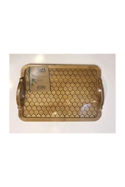 SepetBudur Bamboo tray rectangular 39.2x30 cm royaleks-dt3930