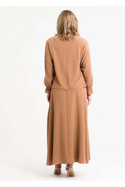 Armağan Raglan Sleeve Skirt Suit
