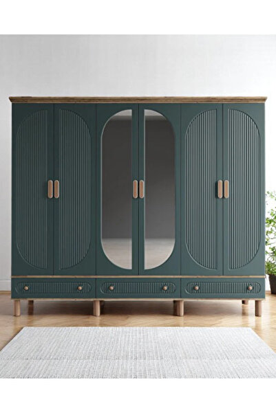 miracool Milen 6 Kapılı Dolap / %100 MDF