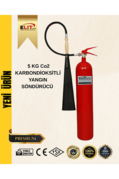 ELİTyangın elit yangın CO2 KARBONDİOKSİT GAZLI YANGIN SÖNDÜRME TÜPÜ MARİN BEL...