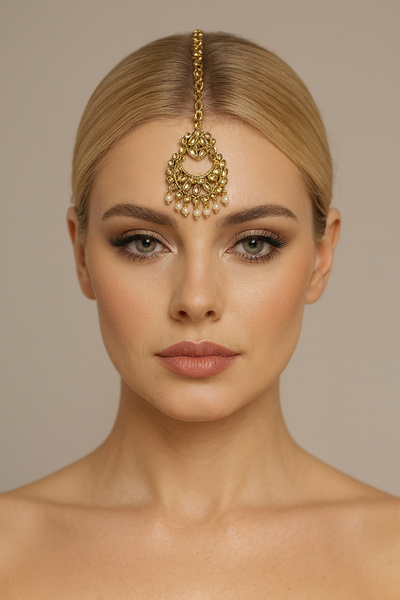 Kaftan Collection Indian forehead, Indian hair accessory