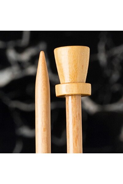 ForWhat 5,5 мм 36 см дървена игла за плетене за офис, дом, хоби шивашки ателие