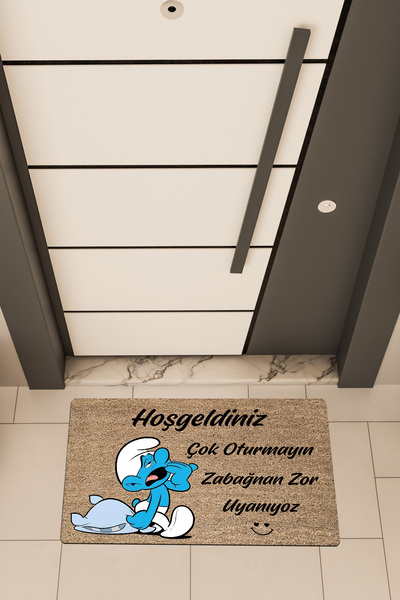 Dormot Yüksek Kaliteli Dijital Baskı Kahverengi, Uykucu, Stres Getirmek Yasak...