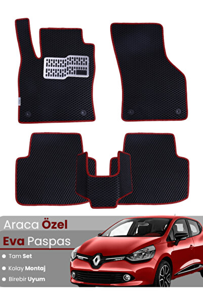Guerrino مجموعة كاملة من سجادة EVA المتوافقة مع Renault Clio 4 Hatchback (201...