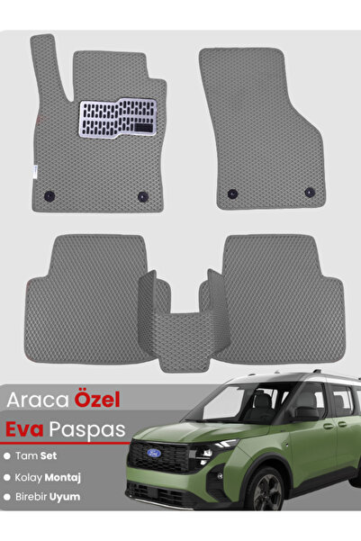 Guerrino Ford Courier (2024-2025) Uyumlu EVA Paspas Tam Set – Birebir Uyum,Su...