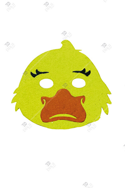 Emach Dizayn Ördek Maske Kaliteli Keçe Hayvan Figürlü Maske