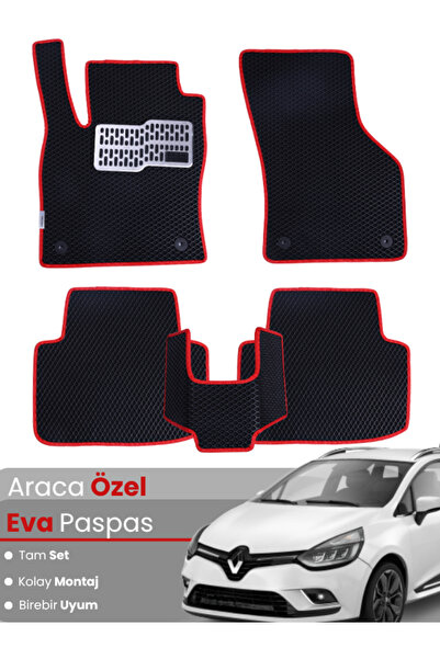 Figapp Renault Clio 4 Station Wagon (2012-2019) Uyumlu EVA Paspas Tam Set – B...