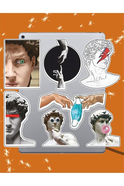 Hediyeni Al مجموعة ملصقات السلسلة 1 ذات الطابع الفني |   كمبيوتر محمول Ajanda دفتر ملاحظات هاتف لوحي ملصق دفتر ملاحظات مجلة رصاصة