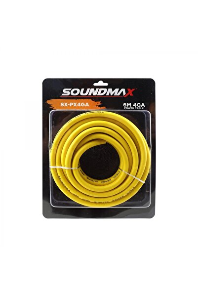 Soundmax Sx-Px4ga 6metre 4ga kalın 1. kalite amfi güç kablosu