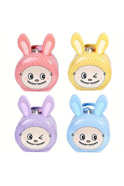 Tatlı Sebep Labubu Locked Piggy Bank Mixed Color Will Be Sent 1 Piece