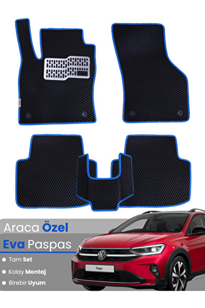 Figapp Volkswagen Taigo (2021-2025) Uyumlu EVA Paspas Tam Set–Araca Özel,Su G...