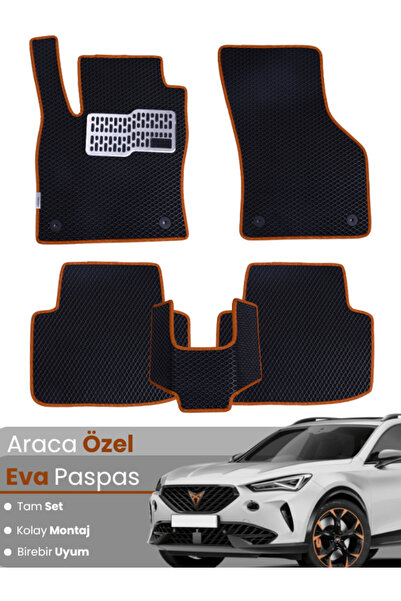 Figapp Cupra Formentor (2020-2023) Uyumlu EVA Paspas Tam Set – Birebir Uyum,A...