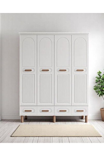 miracool Otto 4 Kapılı Dolap / %100 MDF