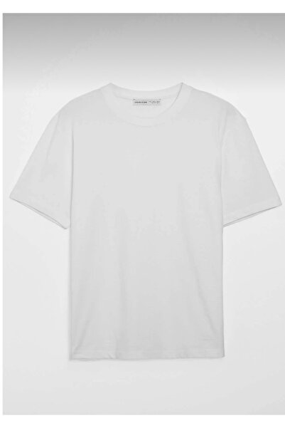 İntimate Comfort fit bisiklet yaka beyaz t-shirt