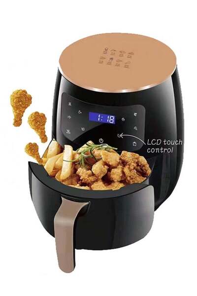 Gold Crest Air Fryer - Healthy Oil-Free Frying with LED Touchscreen