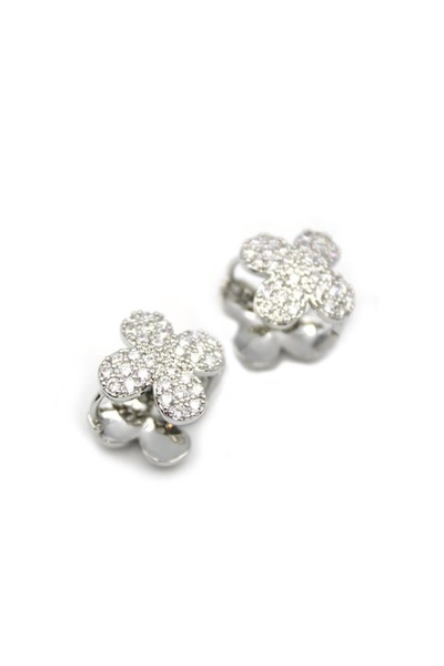 SepetBudur Stoned Vc Earrings - Silver