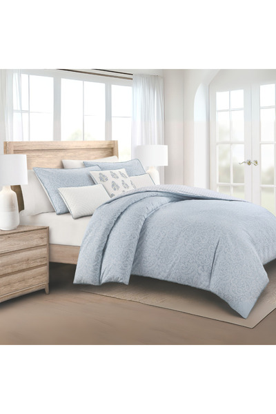 Bee Home Kali Paisley | 100% Cotton Double 9-Piece Comforter Set