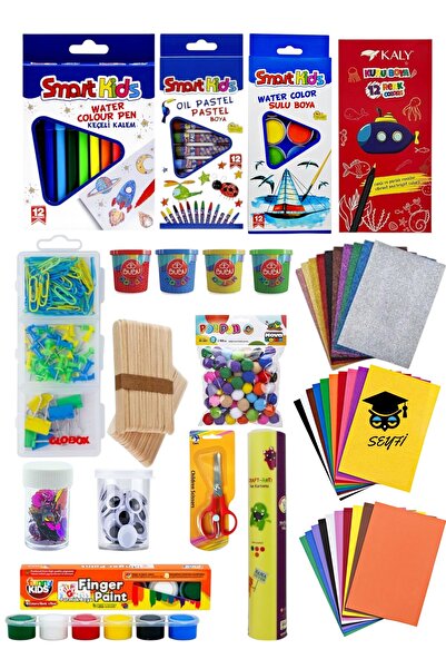 SEYFİKİRTASİYE tam takım anaokulu 1. sınıf kırtasiye ihtiyaç listesi boya eva...