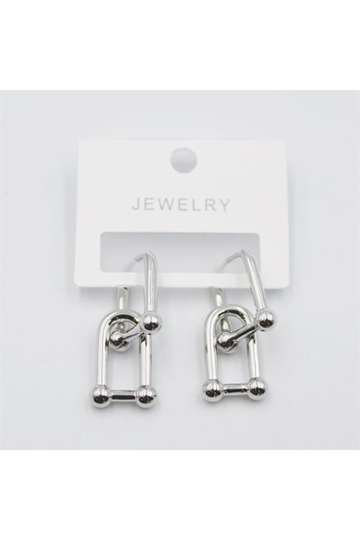 SepetBudur TF Chain Earrings - Silver