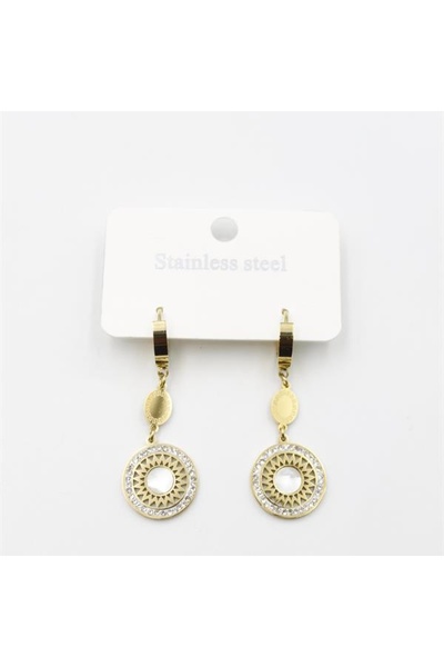 SepetBudur Jewelled Earrings - Gold