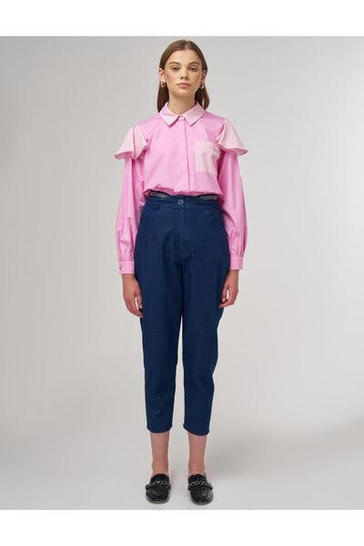 KYR Relax Fit Denim Trousers Navy Blue