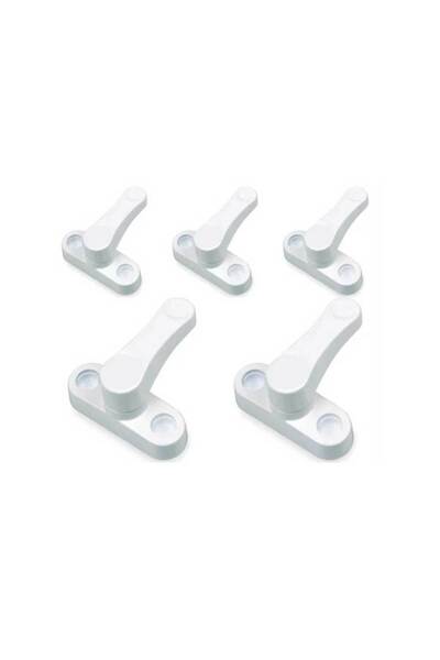 ForWhat 5Pcs Shatterproof Metal Window Safety Lock Set for Office Home Baby Safety