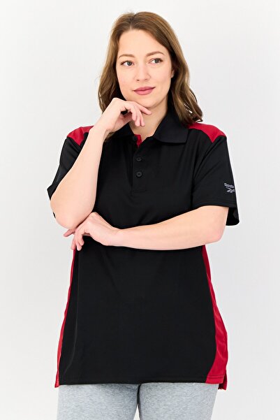 Reebok Women Sportswear Fit Short Sleeves Training Polo Shirt, Multicolor