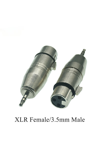 choice2 1 قطعة XLR F إلى 3.5 متر 3 دبوس XLR أنثى إلى 6.35 مم ذكر محول موصل أح...