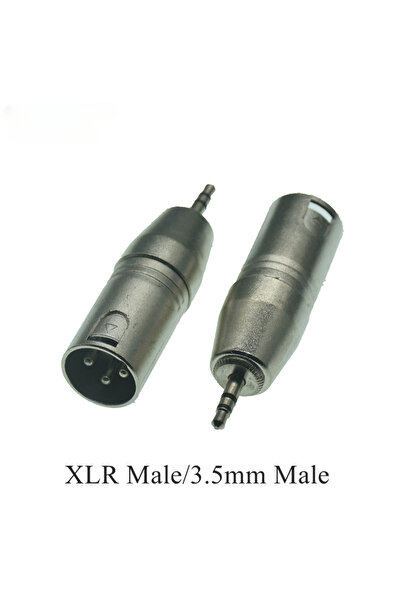 Choice4 1 قطعة XLR M إلى 3.5 متر 3 دبوس XLR أنثى إلى 6.35 مم ذكر محول موصل أح...