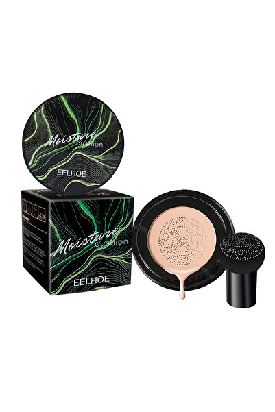 EELHOE كريم سي سي من إير كوشن، خافي عيوب مرطب مع إسفنجة مكياج على شكل فطر، كر...