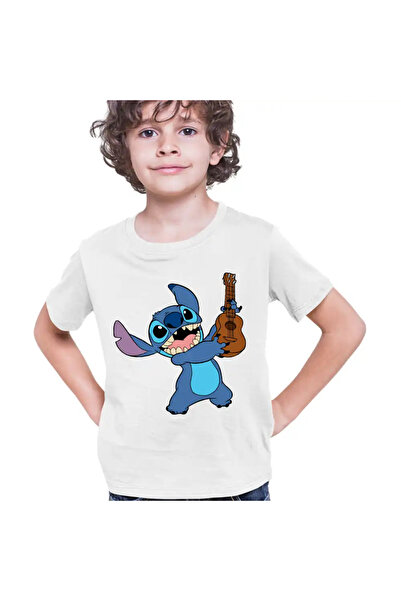 OEM Tricou Copii Baieti Stitch Chitara