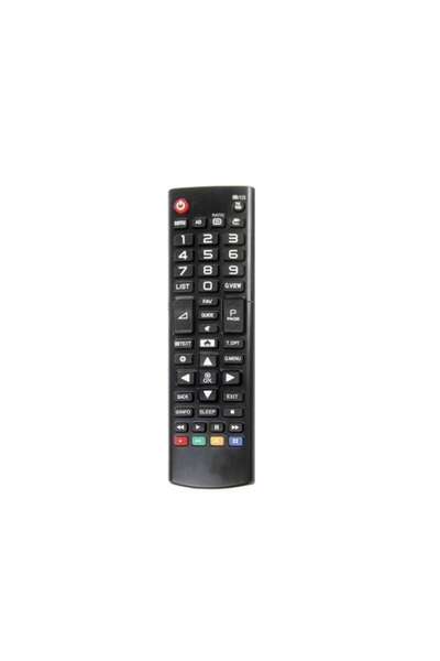 OEM Remote Control for TV, Compatible with LG, AKB74915325, Smart, Black + Remote Holder, ElectriX, Blac