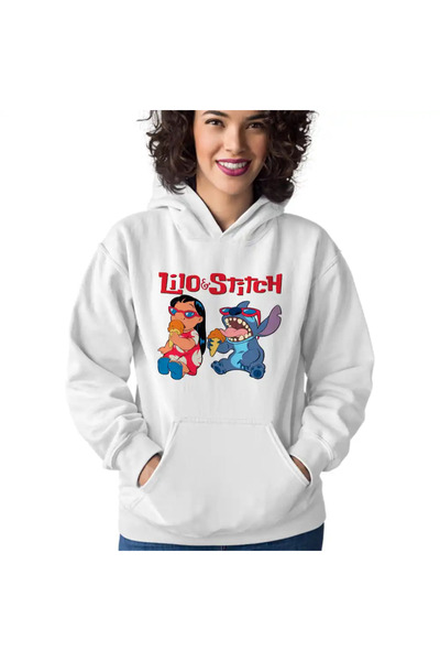 OEM Women's Hoodie Lilo Stitch Cool Vibes