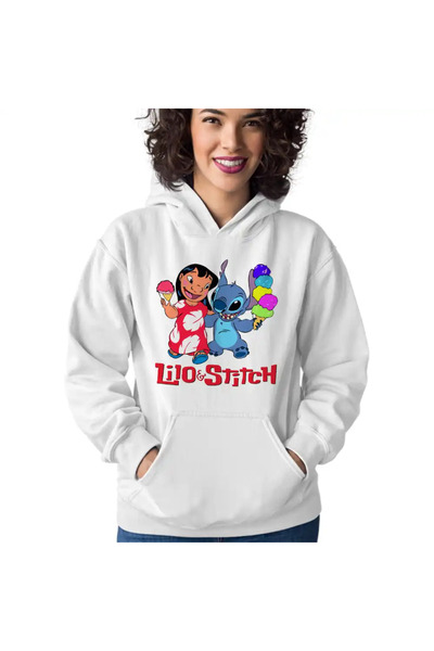 OEM Women's Hoodie Lilo and Stitch Ice Cream