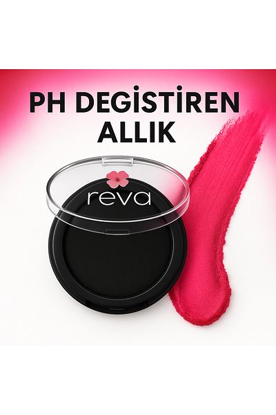 REVA Magic Black Ph Color Changing Cream Blusher-Black Magic Ph Color Changing Cream Blusher 7g Rv800