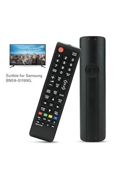 OEM Remote Control for Samsung TV BN59-01199G, ABS, Black