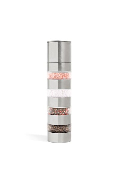 Bewello Râșniță de condimente 4 în 1, oțel inoxidabil, 5 x 21 cm,