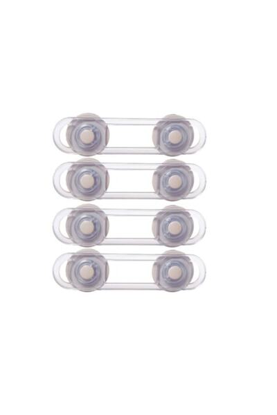 rdr Universal Safety Locks Set - 4 Pieces, Child Protection for Cabinet and Drawer Doors
