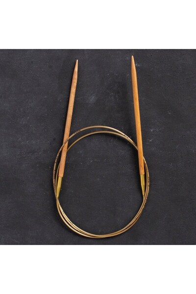 ForWhat 100cm 4.5mm Olive Wood Spindle Knitting Spindle for Office Home Office Hobby Sewing Workshop