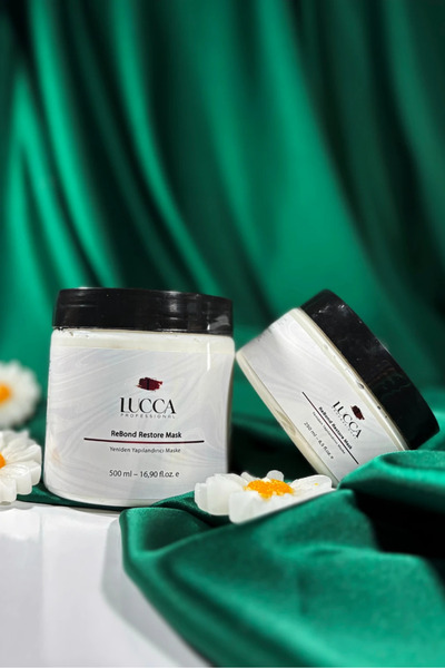 Lucca Cosmetics قناع الشعر لإعادة بناء الشعر – 500 مل