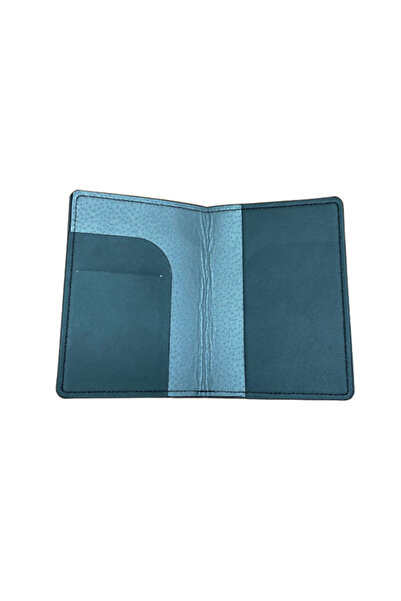 OEM Passport Cover 'World' with Compartments, PU Material - Black