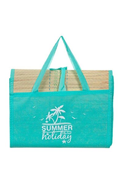 OEM Beach Mat Bag Turquoise, 180x90 cm