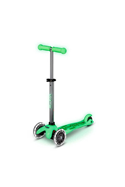 Micro Scooter Mini Micro Deluxe Glow Led Plus Icy Lime Micro-Mmd212