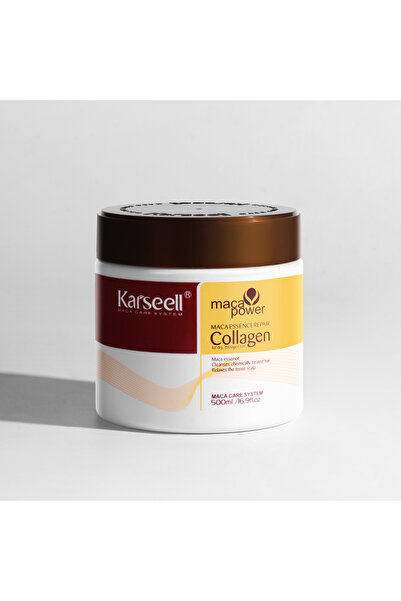 KARSEELL Kolajen Saç Bakım Maskesi Maca Özü Onarıcı Kolajen Saç Maskesi 500 ml