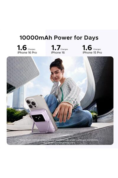 Ugreen Uno 10000mAh Magnetic Power Bank 20W Wireless Fast Charging with Qi2 Certified Power Bank
