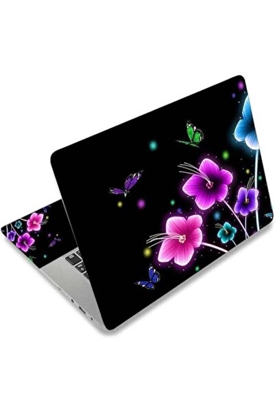 Emoda home Trove Laptop Skin Sticker Cover (Colorful Flowers)