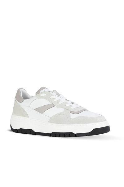 Bueno Shoes White Multi Leather Men's Sports Shoes 16Ma8225