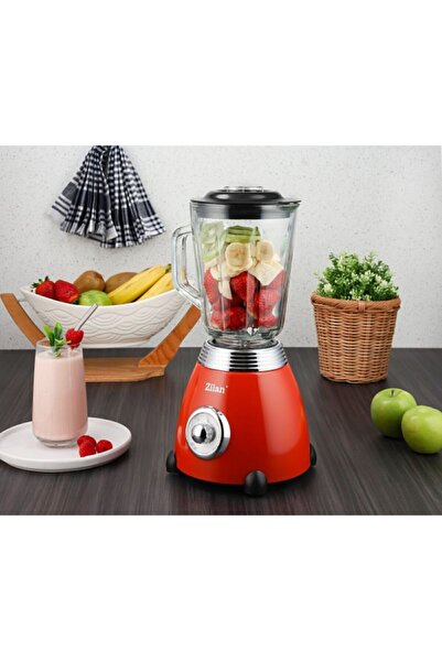 Zilan Blender Retro – 1.5 L, 500 W, lame inox – stil vintage cu performanță modernă