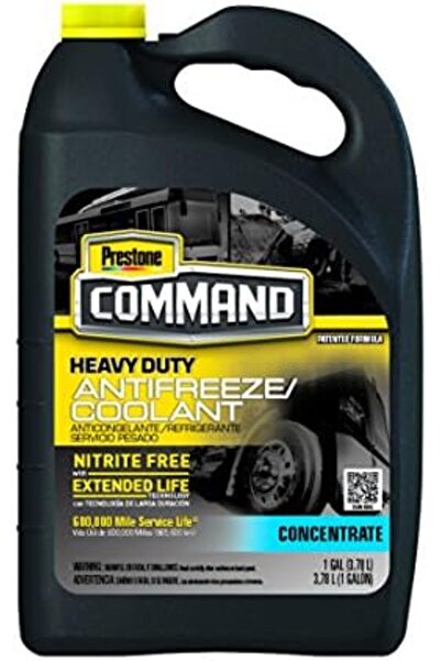 PRESTONE مُركّز مُضاد التجمد ومُبرّد مُمتد العمر، خالي من النتريت، أصفر، 1 جا...